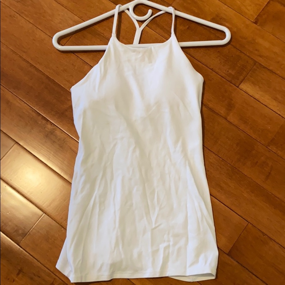 White lulu tank top